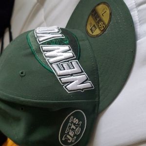 New Era New York Jets Fitted Hat Size 7 1/2